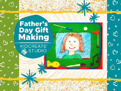 Kidcreate Studio - Woodbury. Father’s Day Gift Making - Frame Workshop (4-9 Years)