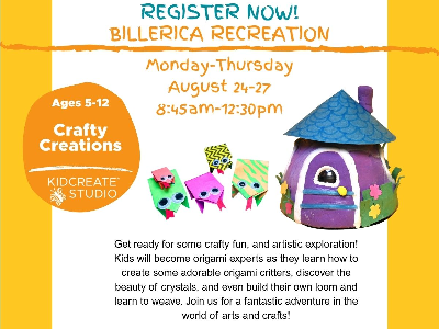 Billerica Rec: Crafty Creations (5-12y)
